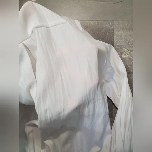 NWOT Superdown Presely Surplice Bodysuit Surplice Long-Sleeve White Bodysuit. M. - Picture 11 of 14